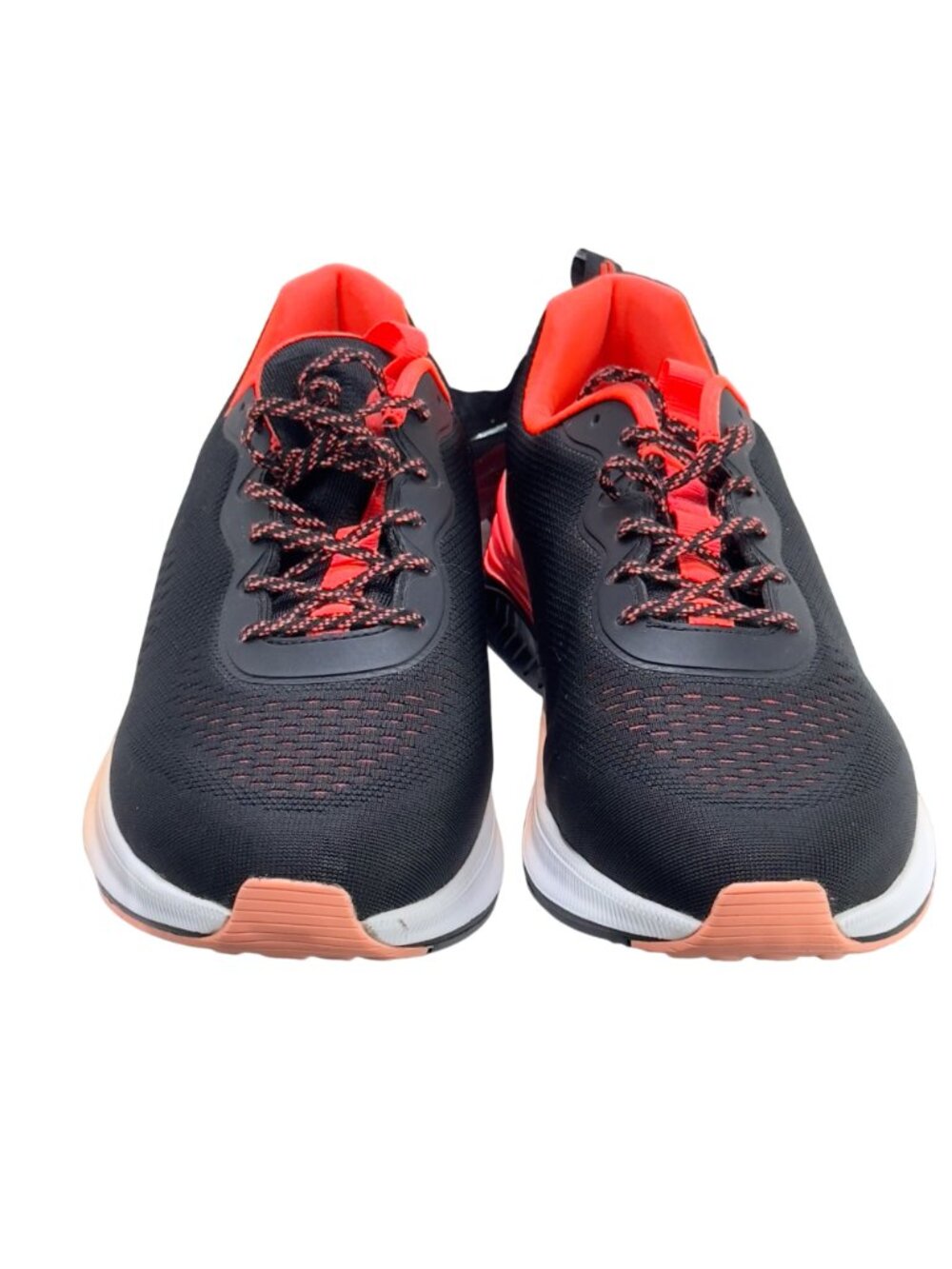 INFINITY Women's Infinite Black/Neon Coral Athletic Lace Up Nursing Shoes Size 8 - Picture 10 of 13